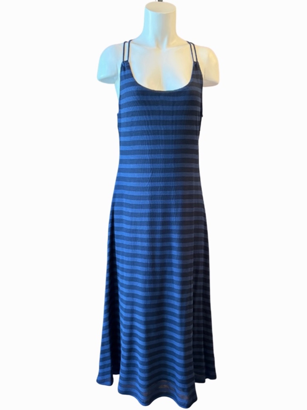 Lauren Ralph Lauren Stripe Halter Neckline Dress